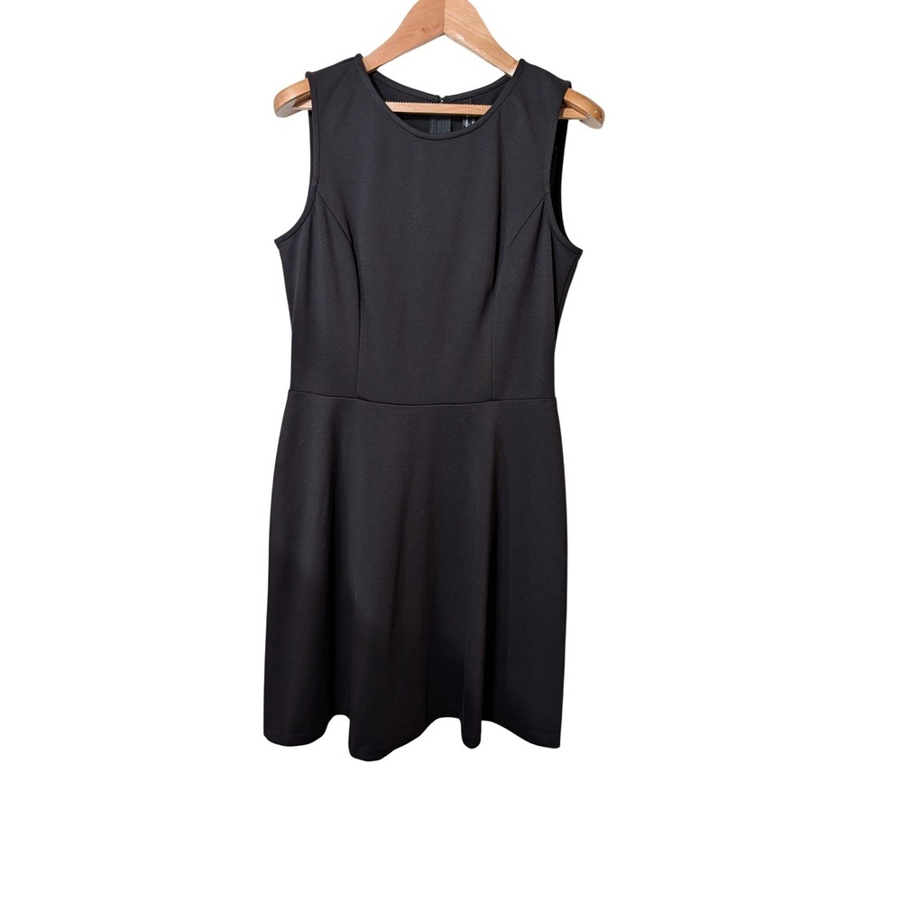 Marc New York Andrew Marc Black Sleeveless Fit and Flare Dress Size 8 MD5PX817